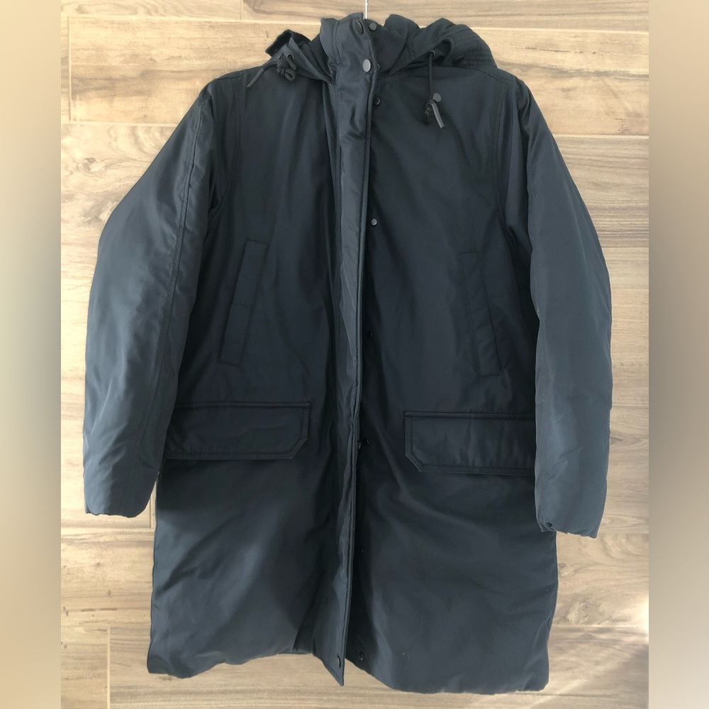 Everlane Men's Black Winter Renew Parka Size L